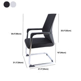 No Wheels Mid-back Office Chair Ergonomic Computer Task Mesh Desk Chair Clearhalo 'furn' 'furn_office_chair' 'Furniture' 'Office Chairs' 'Office Furniture' 'office_chair' 1200x1200_5bd6001d-9167-4c6b-8684-f01e91d05386