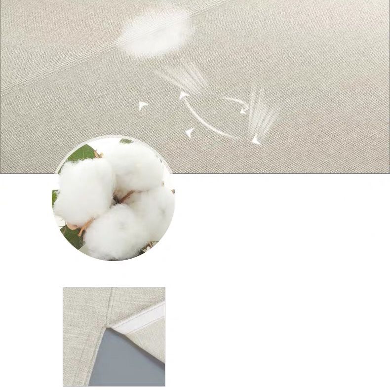 コンテンポラリー29.52 "H木製フレームコットンブレンドアームレスソファベッド