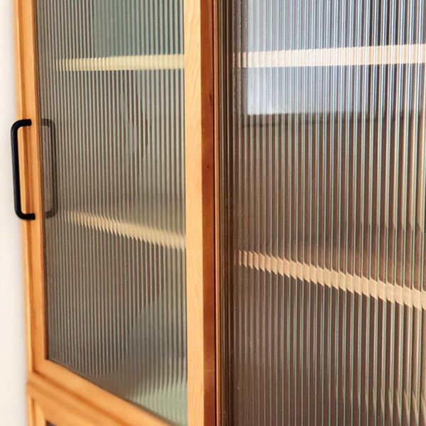 Solid Wood Sliding Doors Buffet 39.5"L Modern Living Room Buffet Stand Clearhalo 'buffet_sideboard' 'Buffets & Sideboards' 'furn' 'furn_buffet_sideboard' 'Furniture' 'Kitchen & Dining Furniture' 1200x1200_5bd91cc0-373e-4676-a981-a8be918aea3f