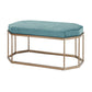 13.8 Inch Wide Cushioned Seating Bench Glam Metal Ottoman Bench Clearhalo 'Benches' 'Chairs & Seating' 'furn' 'furn_benches' 'Furniture' 'Living Room Furniture' 1200x1200_5bd99fb1-2b49-456f-b652-73c00d124981