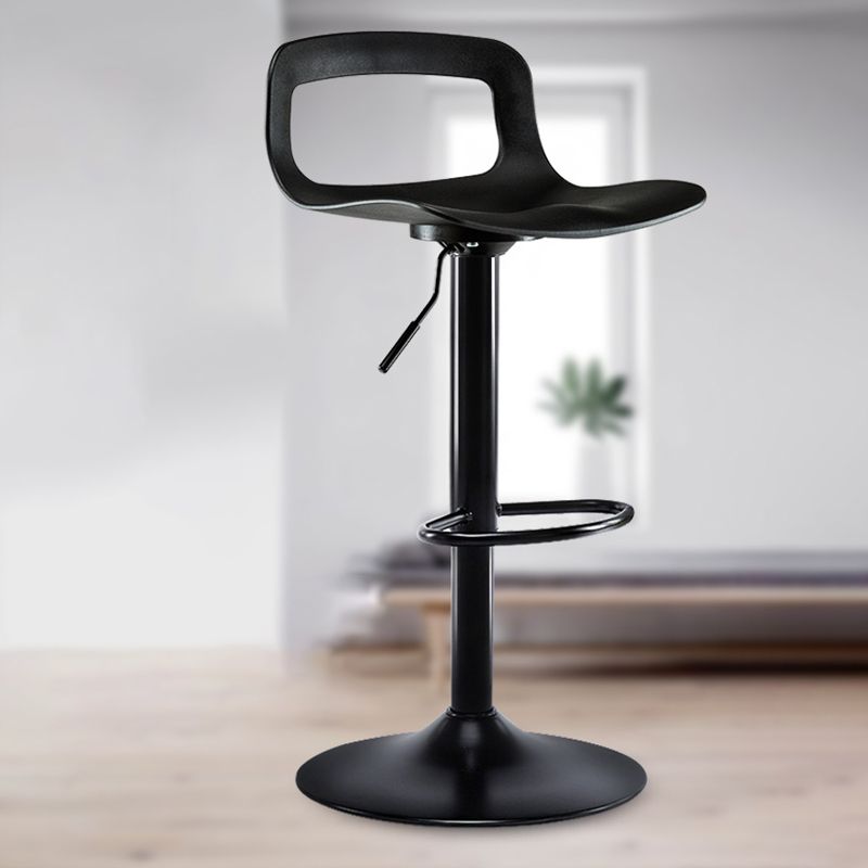 Industrial Style Bar-stool PP Seat with Swivel for Kitchen Bar Clearhalo 'Bar Furniture' 'Bar Stools' 'bar_stools' 'furn' 'furn_bar_stools' 'furniture_bar_stools' 'Kitchen & Dining Furniture' 'kitchen&dining_furn' 'kitchen' 'kitchen_furn' Furniture' 1200x1200_5bda6afa-ef18-471c-819c-e9eddde8f0d7