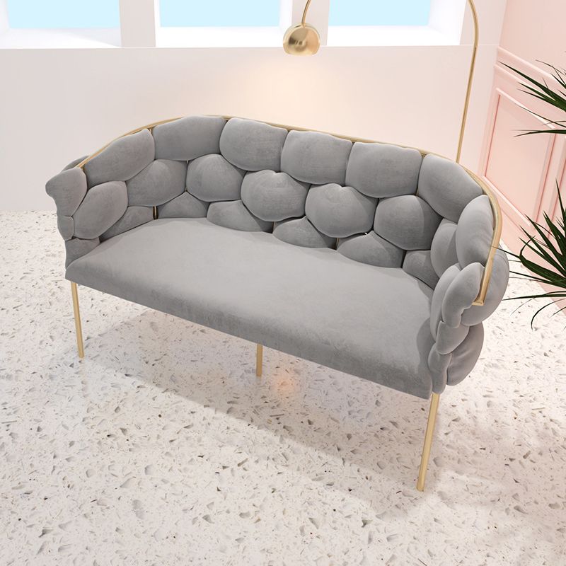 Zeitgenössischer Stofftuxedo Arm Sofe Back Rücken Standard -Sofa