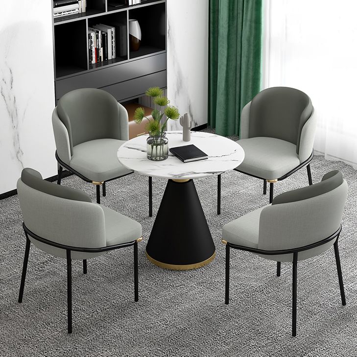 Round Dinette Table Traditional Luxury Dinner Room Table with Pedestal Base Clearhalo ' dining_table' 'Dining Tables & Seating' 'Dining Tables' 'furn' 'furn_dining_table' 'Furniture' 'furniture_dining_table' 'Kitchen & Dining Furniture' 'kitchen&dining_furn' 'kitchen' 'kitchen_dining_table' 1200x1200_5bdc7c1d-03da-42e5-968f-2f7515b377a4