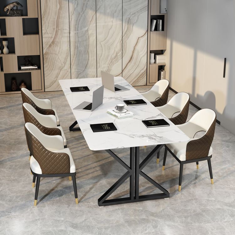 Home Office Writing Table Luxury Marble Curved Computer Desk Clearhalo 'furn' 'furn_office_desk' 'Furniture' 'Office Desks' 'Office Furniture' 'office_desk' 1200x1200_5bdf53c4-c76d-4dba-bb10-0d78d334bcd0