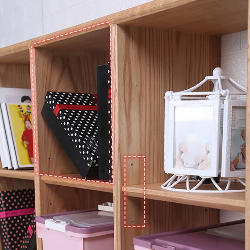 Eigentijdse open back boekenplank houten boekenkast met planken