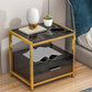 Table de chevet de table de rangement ouvert contemporain
