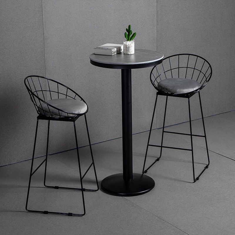 Industrial Stone Bar Table Set 1/3 Pieces Round Counter Table Set for Indoor Clearhalo 'Bar Furniture' 'furn' 'furn_home_bar_bar_sets' 'Furniture' 'Home Bars & Bar Sets' 'home_bar_bar_sets' 'Kitchen & Dining Furniture' 1200x1200_5be1bb17-1b86-4f25-bf50-a12e97414247