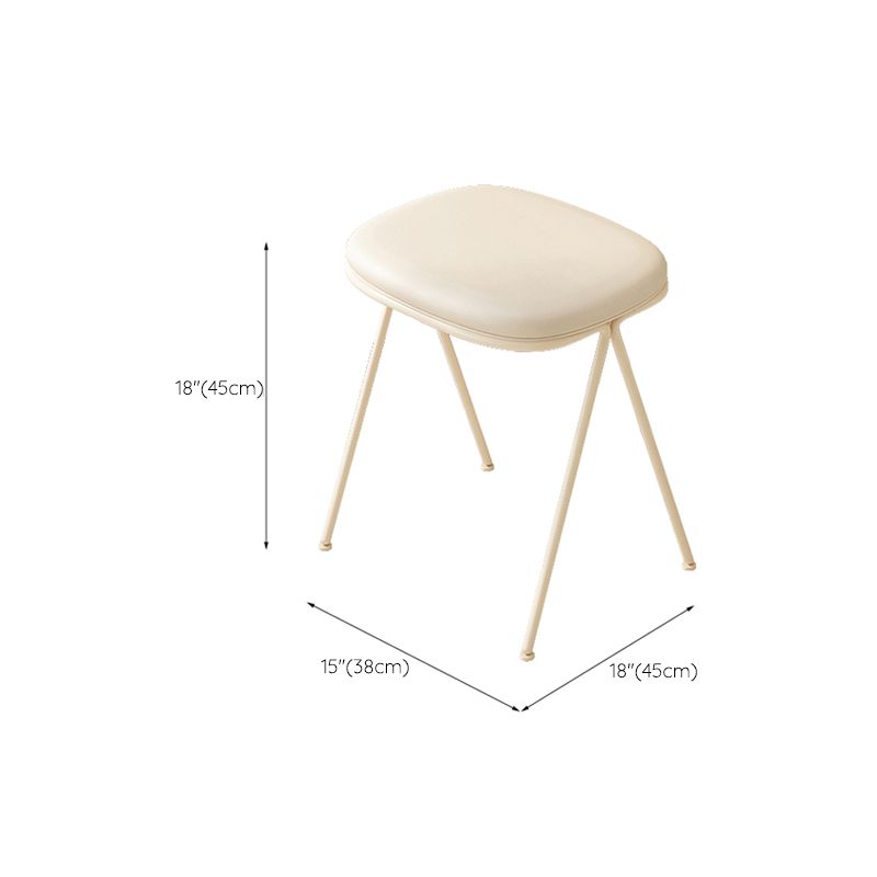 Vanity di trucco metallico moderno per camera da letto con un set di vanità per il trucco del cassetto