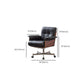 Modern Desk Chair Fixed Arms Upholstered No Distressing Office Chair Clearhalo 'furn' 'furn_office_chair' 'Furniture' 'Office Chairs' 'Office Furniture' 'office_chair' 1200x1200_5be51165-edf7-46d4-bb9f-3d74e05947cc
