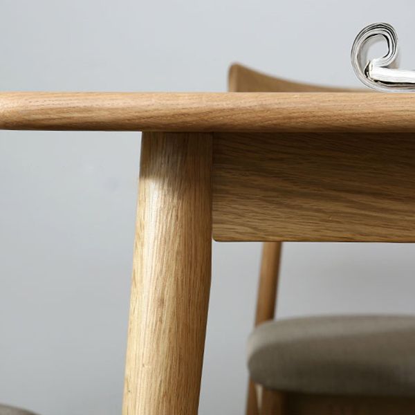 Solid Wood 4 Legs Dining Site Table Contemporary Dinette Table for Home Kitchen Clearhalo ' dining_table' 'Dining Tables & Seating' 'Dining Tables' 'furn' 'furn_dining_table' 'Furniture' 'furniture_dining_table' 'Kitchen & Dining Furniture' 'kitchen&dining_furn' 'kitchen' 'kitchen_dining_table' 1200x1200_5be63201-583b-4bc8-9272-df67c8111855