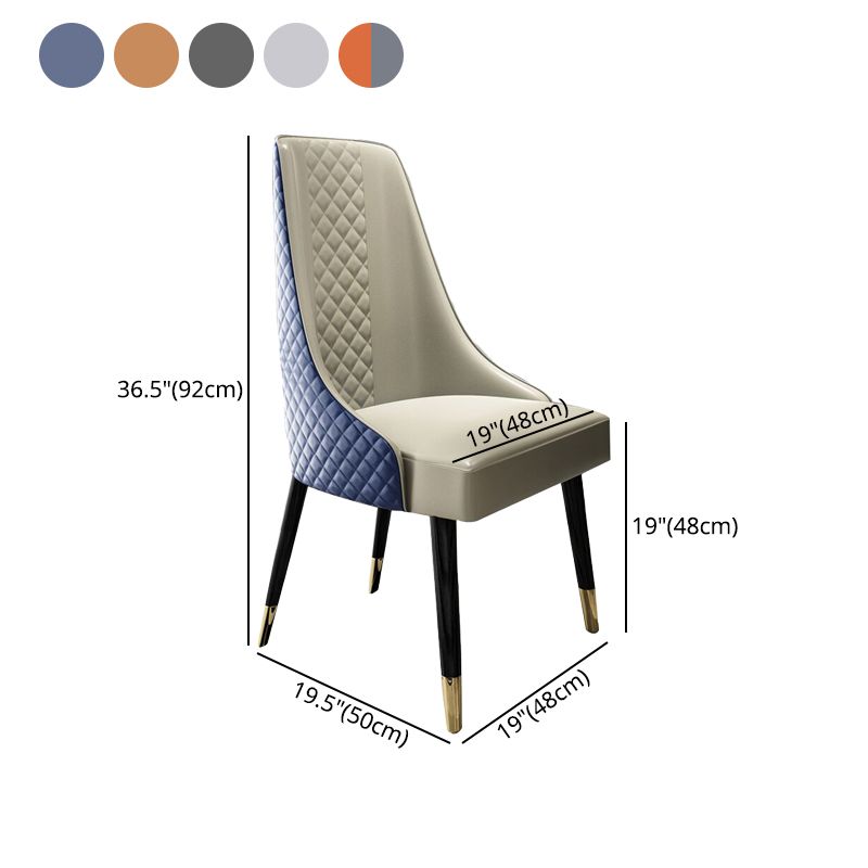 Contemporary Style Dining Chair Wooden Dining Armless Side Chair for Kitchen (Set of 2) Clearhalo ' kitchen&dining_furn' 'Dining Chairs' 'Dining Tables & Seating' 'dining_chair' 'furn' 'furn_dining_chair' 'Furniture' 'furniture_dining_chair' 'Kitchen & Dining Furniture' 'kitchen' 1200x1200_5be80358-6f8a-4c91-ab42-9c13877223a8