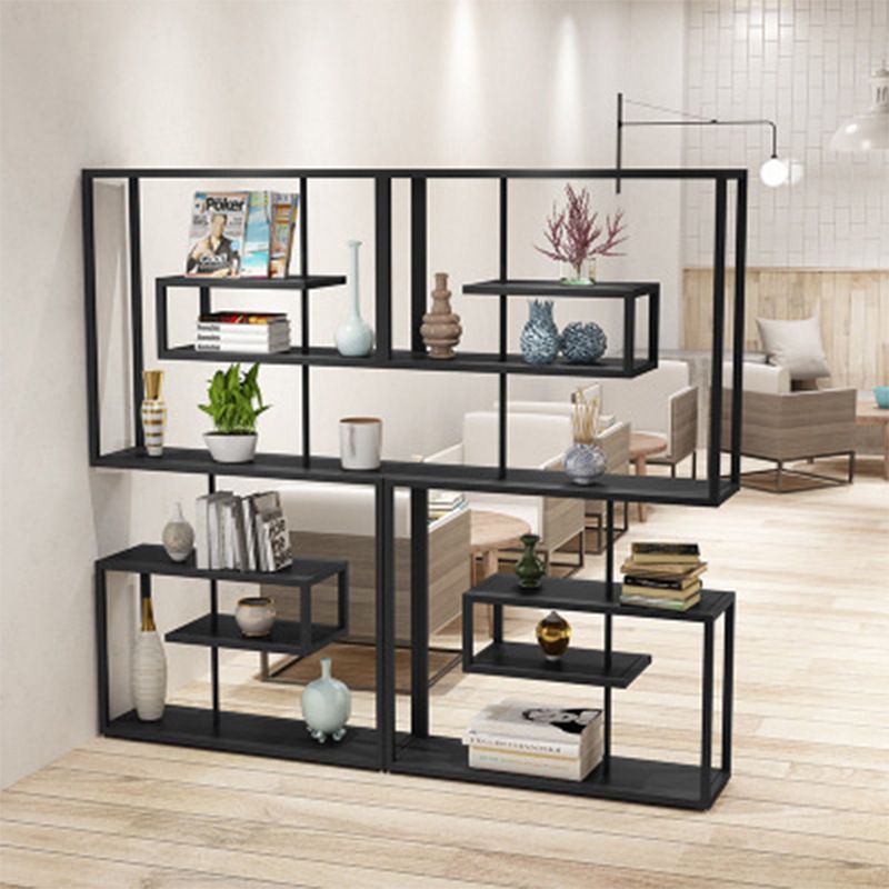 Libreria di scaffali antichi scandinavi libreria in metallo