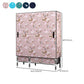 Contemporary Wardrobe Cabinet with Legs Steel Wardrobe Armoire