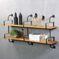 Contemporary Floating Bookshelf Wooden Natural Bookcase with Shelves