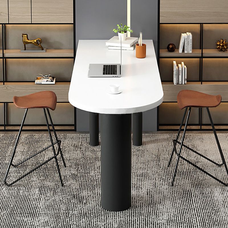 Modern Style Dining Sintered Stone Table Bar Counter Table for Kitchen Clearhalo 'Bar Furniture' 'Bar Tables' 'bar_tables' 'furn' 'furn_bar_tables' 'Furniture' 'furniture_bar_tables' 'Kitchen & Dining Furniture' 1200x1200_5bf2a336-5b1f-41c4-939a-af5f499a94c7