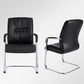 Mid Back Task Chair Black Leather Fixed Arm Office Chair with Steel Base Clearhalo 'furn' 'furn_office_chair' 'Furniture' 'Office Chairs' 'Office Furniture' 'office_chair' 1200x1200_5bf52518-586a-4389-8473-45a52e7fec36