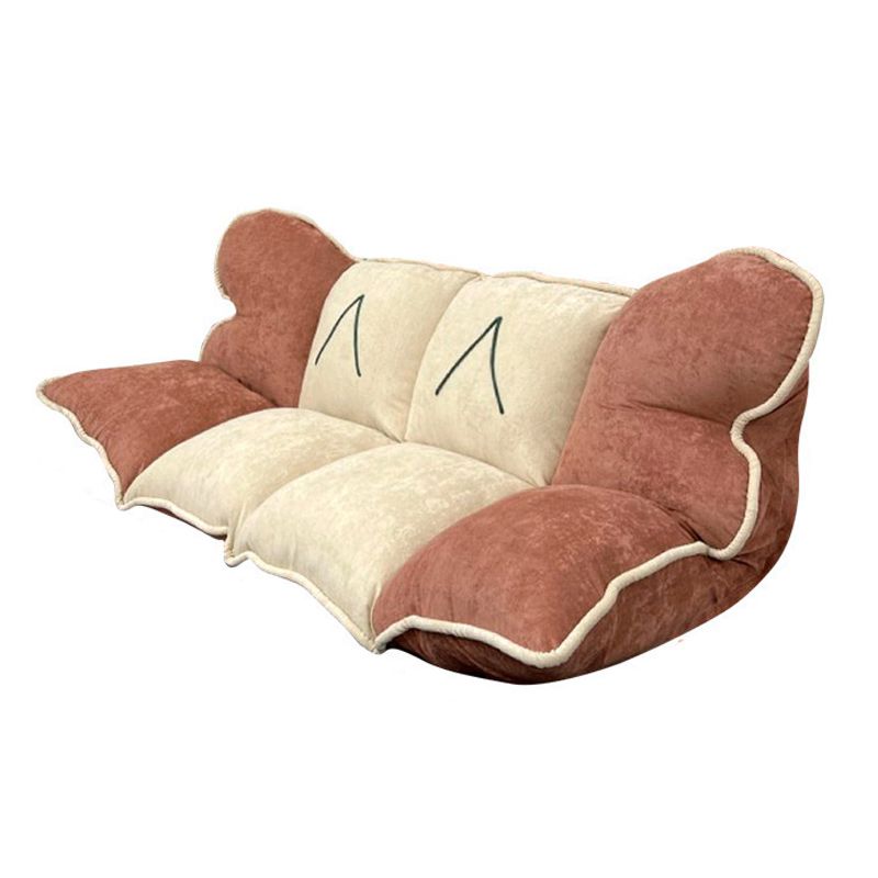 Contemporary Fabric Convertible Sleeper Sofa 19.69"High Biscuit Back Armless Sofa Clearhalo 'furn' 'furn_sofas' 'Furniture' 'furniture_sofas' 'kitchen' 'kitchen_sofas' 'Living Room Furniture' 'Sofa' 'sofas' 1200x1200_5bf55f40-19ac-493b-9d38-cc780a8a0e60