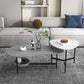 3 Legs Slate Coffee Table Free-Form Nesting Coffee Table Set