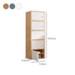 Contemporary Wooden Accent Cabinet Bar Pulls Handle Design Storage Cabinet