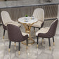 Glam Metal Dining Room Chair Armless Parsons Chair for Restaurant Use Clearhalo ' kitchen&dining_furn' 'Dining Chairs' 'Dining Tables & Seating' 'dining_chair' 'furn' 'furn_dining_chair' 'Furniture' 'furniture_dining_chair' 'Kitchen & Dining Furniture' 'kitchen' 1200x1200_5bfc60db-adc5-421e-8e9a-cad891863fdb