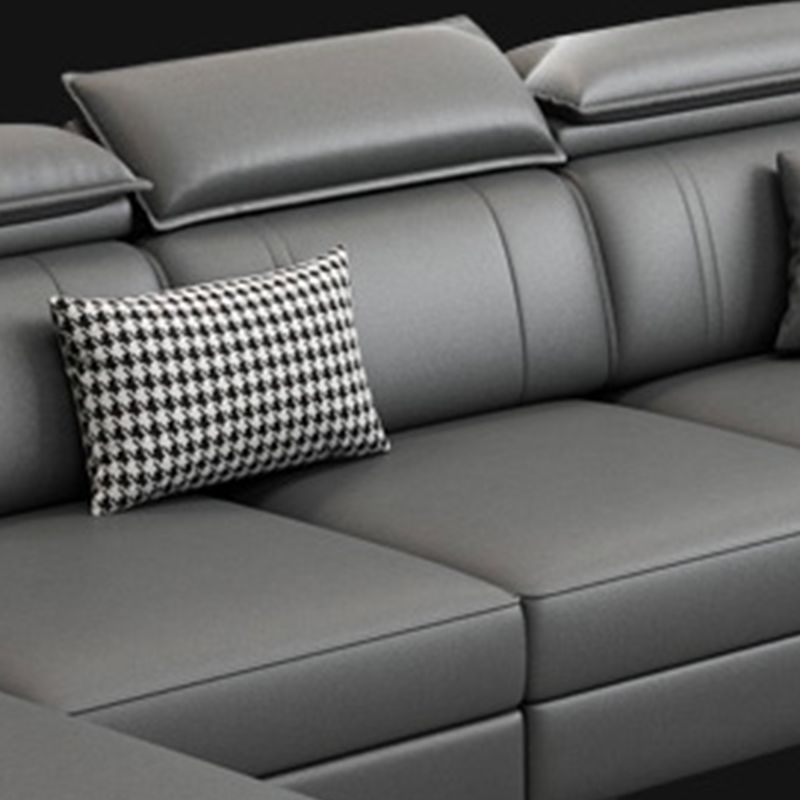 静止フェイクレザーリビングルーム座席埋没腕クッションノルディックソファ