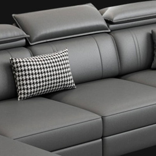 Servitore in vetro in pelle stazionaria Cuscini per braccio di incasso