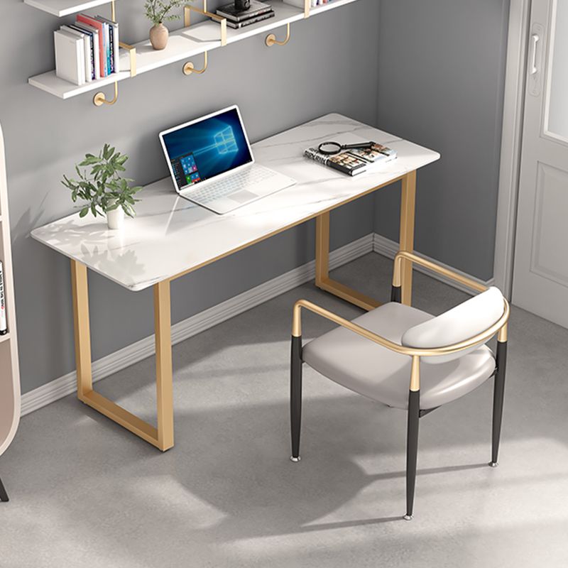 Rectangular Shaped Office Task Desk Stone Writing Desk in Grey Clearhalo 'furn' 'furn_office_desk' 'Furniture' 'Office Desks' 'Office Furniture' 'office_desk' 1200x1200_5bfd235e-99a8-4842-877b-c19d5deb38c3