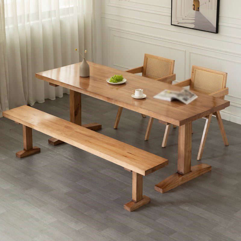 Modern 1/4/5 Pieces Dining Set Solid Wood Dining Furniture Set /Separate Items Clearhalo 'Dining Room Sets' 'Dining Tables & Seating' 'dining_room_set' 'furn' 'furn_dining_room_set' 'Furniture' 'furniture_dining_room_set' 'Kitchen & Dining Furniture' 'kitchen&dining_furn' 'kitchen' 1200x1200_5bff990b-6885-41f9-86a8-713074e1c5b4