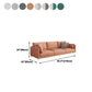 Faux Leather 3-seater Living Room Standard Cushions Glam Sofa Clearhalo 'furn' 'furn_sofas' 'Furniture' 'Living Room Furniture' 'Sofa' 'sofas' 1200x1200_5c0000b2-6d54-4138-af57-a0a00a35c1e1