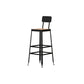 Industrial Table and Stool Set 1/4/7 Pcs Solid Wood Bar Table with Iron Base Stools Clearhalo 'Bar Furniture' 'furn' 'furn_home_bar_bar_sets' 'Furniture' 'Home Bars & Bar Sets' 'home_bar_bar_sets' 'Kitchen & Dining Furniture' 1200x1200_5c006b12-23f9-45e7-ba05-65579791bd30