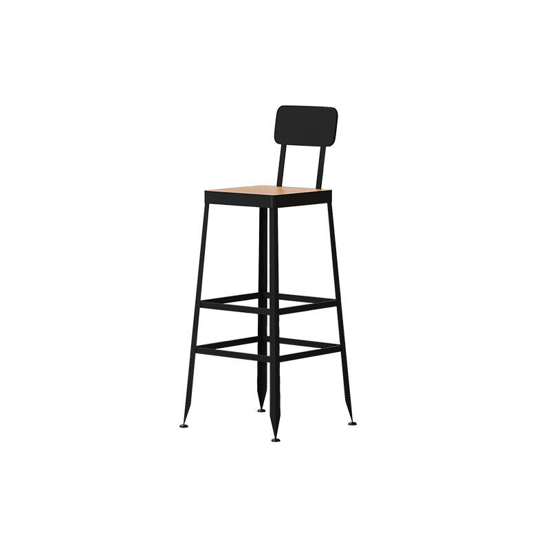 Industrial Table and Stool Set 1/4/7 Pcs Solid Wood Bar Table with Iron Base Stools Clearhalo 'Bar Furniture' 'furn' 'furn_home_bar_bar_sets' 'Furniture' 'Home Bars & Bar Sets' 'home_bar_bar_sets' 'Kitchen & Dining Furniture' 1200x1200_5c006b12-23f9-45e7-ba05-65579791bd30