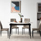 Contemporary Rectangular and Round Easy Folding Stone Dining Table