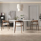 White Top Dining Table Contemporary Oval Dining Table with Pedestal Base Clearhalo 'Dining Tables & Seating' 'Dining Tables' 'dining_table' 'furn' 'furn_dining_table' 'Furniture' 'Kitchen & Dining Furniture' 1200x1200_5c03723f-f54e-4ea6-bebe-f2dddaed275f