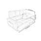 Scandinavian Cotton-Blend Sofa Convertible Tufted Sofa Bed with Pillows Clearhalo 'furn' 'furn_sofas' 'Furniture' 'furniture_sofas' 'Living Room Furniture' 'Sofa' 'sofas' 1200x1200_5c05061b-94d0-40ad-9f51-3115b809e898