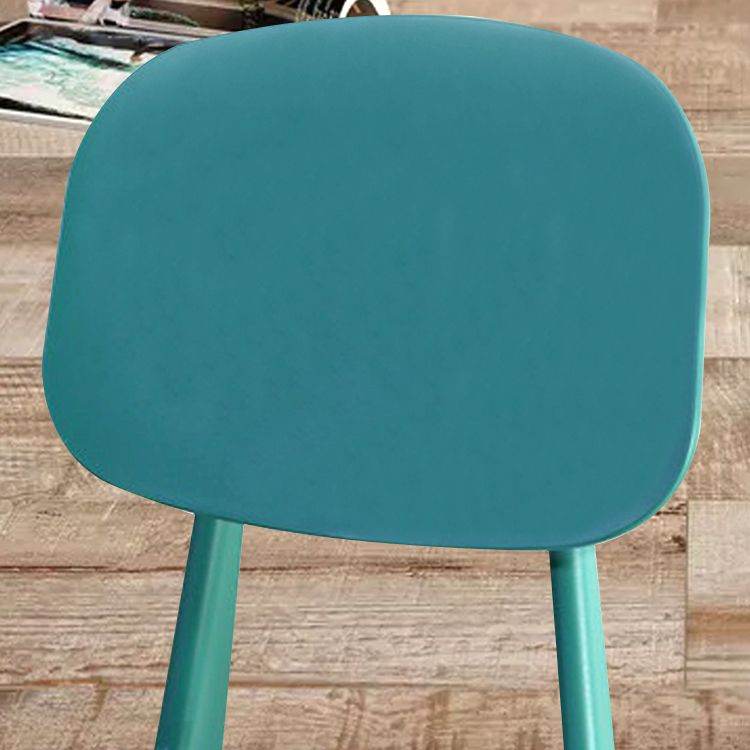 Nordic Plastic Open Back Dining Side Chair 32"H Dining Chair for Restaurant Clearhalo ' kitchen&dining_furn' 'Dining Chairs' 'Dining Tables & Seating' 'dining_chair' 'furn' 'furn_dining_chair' 'Furniture' 'furniture_dining_chair' 'Kitchen & Dining Furniture' 'kitchen' 1200x1200_5c054c36-c91b-4fb4-92d6-7c73ae26ca04