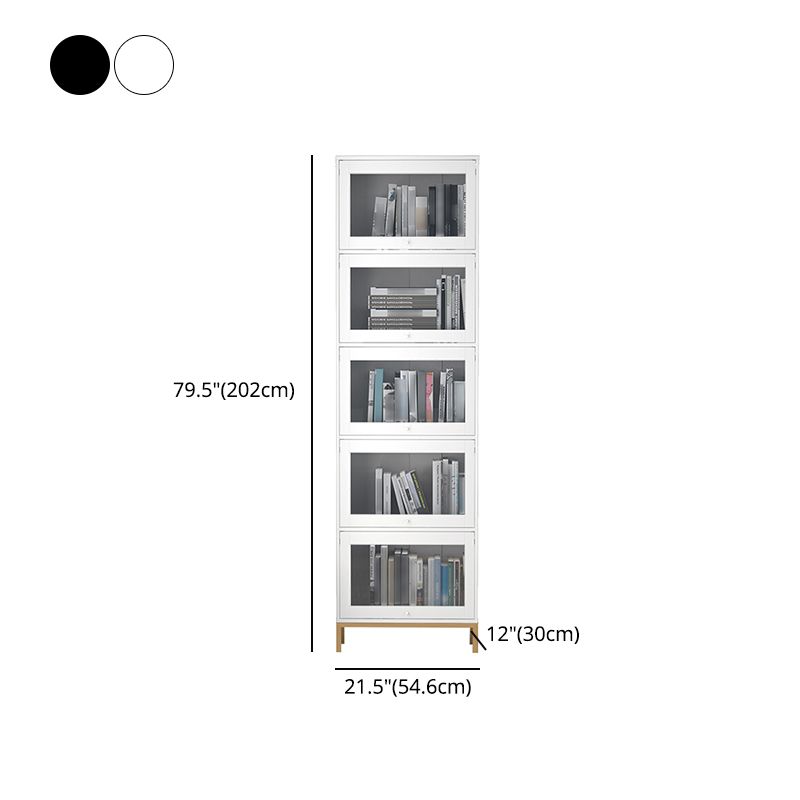Glam Bookshelf Standard Wooden Shelf Bookcase with Cabinets for Office Clearhalo 'Bookcases' 'furn' 'furn_bookcases' 'Furniture' 'furniture_bookcases' 'Office Furniture' 1200x1200_5c07e7e7-b6cf-44c6-a45c-3e58795fed31