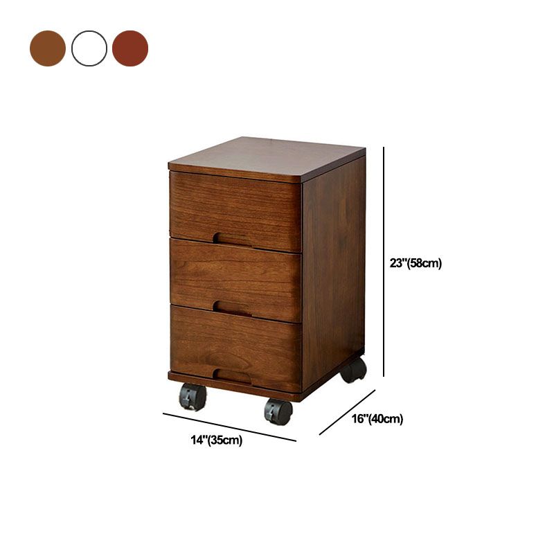 White and Brown Wooden Lingerie Chest Vertical Storage Chest Dresser with Wheels Clearhalo 'Bedroom Furniture' 'Dressers & Chests' 'dressers_chests' 'furn' 'furn_dressers_chests' 'Furniture' 1200x1200_5c0a05fe-5ede-4e04-b725-8db4c4b80dce