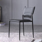 Industrial Style Leather Dining Chairs Solid Back Armless Dining Side Chairs (Set of 2) Clearhalo ' kitchen&dining_furn' 'Dining Chairs' 'Dining Tables & Seating' 'dining_chair' 'furn' 'furn_dining_chair' 'Furniture' 'furniture_dining_chair' 'Kitchen & Dining Furniture' 'kitchen' 1200x1200_5c0be591-4f23-48d0-b43f-396c75f1b97e