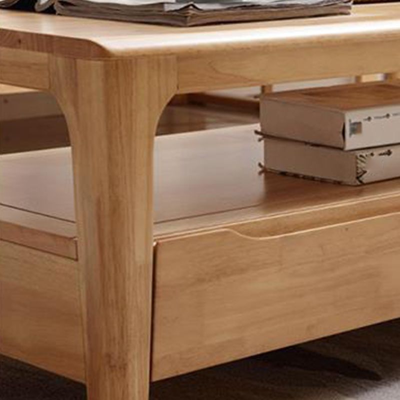 4 Legs Rectangular Coffee Table Made of Solid Wood/black/walnut/white Cocktail Table Clearhalo 'Coffee & Accent Tables' 'Coffee Tables' 'coffee_tables' 'furn' 'furn_coffee_tables' 'Furniture' 'furniture_coffee_tables' 'Living Room Furniture' 1200x1200_5c0ca7e4-5666-4b72-9c89-f4f0dc7d7a72