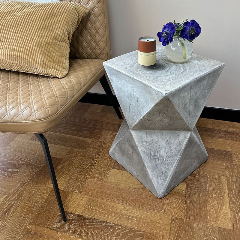 17.5 Tall Block Side Table Modernistic Metal Side End Snack Table Clearhalo 'Coffee & Accent Tables' 'End & Side Tables' 'end_side_tables' 'furn' 'furn_end_side_tables' 'Furniture' 'Living Room Furniture' 1200x1200_5c0d7fe0-33b2-407d-8074-12a9b3f24f8a