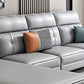 Secciones de 4 colchones, 135.8 'L x 68.90 "W, sofá seccional de cuero falso