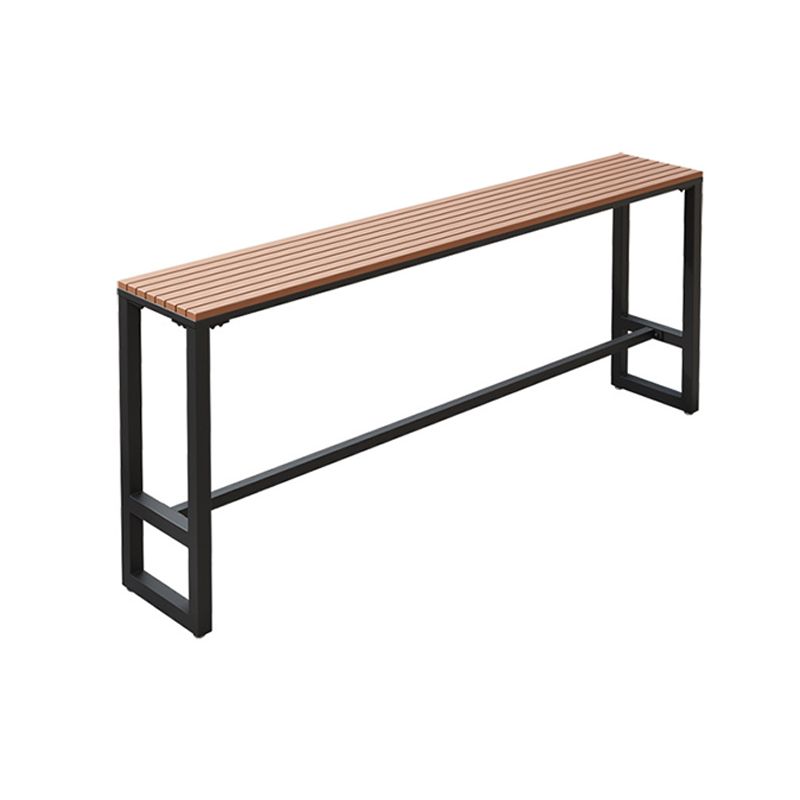 1/2/5 Pieces Modern Bar Table Set Rectangle Plastic Wood Counter Table with High Stools Clearhalo 'Bar Furniture' 'furn' 'furn_home_bar_bar_sets' 'Furniture' 'Home Bars & Bar Sets' 'home_bar_bar_sets' 'Kitchen & Dining Furniture' 1200x1200_5c108310-bb28-4f06-93c4-252060288a00