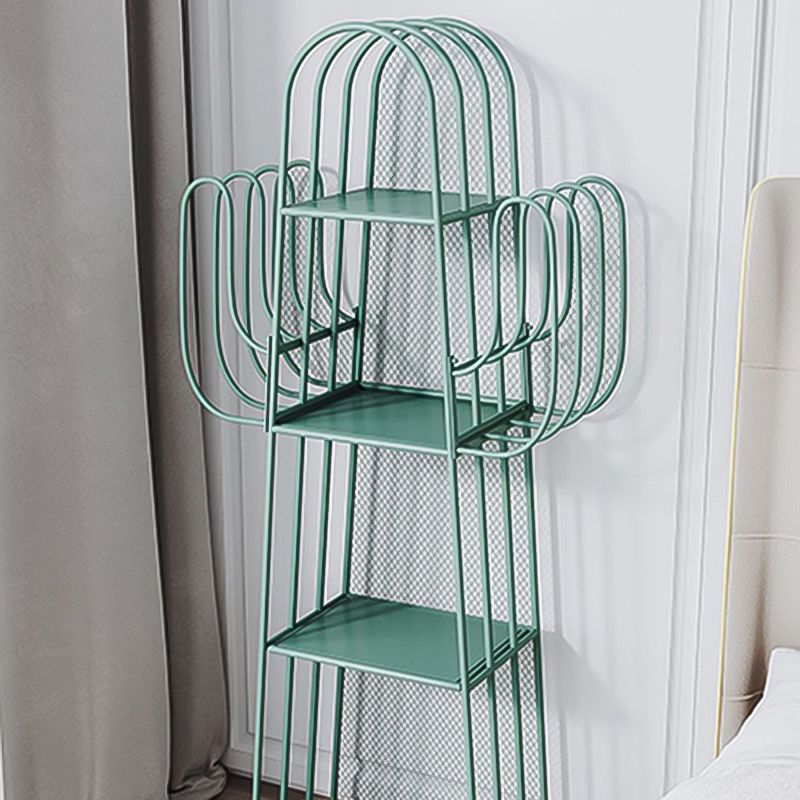 59"H Scandinavian Style Bookshelf Metal Shelf Bookcase for Home Use Clearhalo 'Bookcases' 'furn' 'furn_bookcases' 'Furniture' 'furniture_bookcases' 'Office Furniture' 1200x1200_5c10b9f4-e06a-40aa-b329-a658ac150b44
