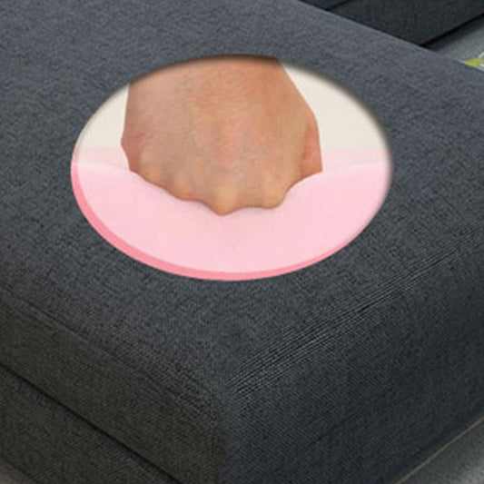 126"L √ó 71"W √ó35.5"H Linen Blend Square Arm Sofa Slipcovered Sectionals with Storage Clearhalo 'furn' 'furn_sectionals' 'Furniture' 'furniture_sectionals' 'Living Room Furniture' 'Sectionals' 1200x1200_5c1340dc-6eea-4737-862f-017d9f818697