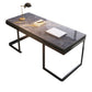 Home Industrial Rectangular Writing Desk Office Desk con patas de metal