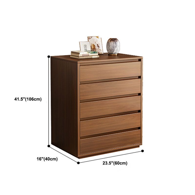 Commode de rangement contemporaine en bois pour chambre à coucher avec tiroirs