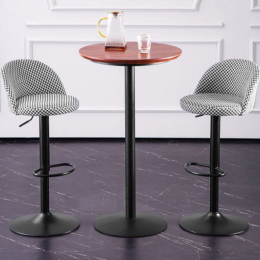 Contemporary Leather Home Stool Matte Finish Adjustable Footrest Barstool Clearhalo 'Bar Furniture' 'Bar Stools' 'bar_stools' 'furn' 'furn_bar_stools' 'Furniture' 'furniture_bar_stools' 'Kitchen & Dining Furniture' 1200x1200_5c170809-2fb0-4ad6-bfb0-f9fc6aebaec0