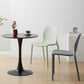 Modern Style Stackable Chairs Dining Armless Chair with Plastic Legs for Kitchen Clearhalo ' kitchen&dining_furn' 'Dining Chairs' 'Dining Tables & Seating' 'dining_chair' 'Furniture' 'furniture_dining_chair' 'Kitchen & Dining Furniture' 'kitchen' 1200x1200_5c1a2c2e-4a3a-4f6e-adb8-dc8dc26da361