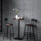 Industrial Round Wood Indoor Bar Dining Table Iron Single Pedestal Bistro Table Clearhalo 'Bar Furniture' 'Bar Tables' 'bar_tables' 'furn' 'furn_bar_tables' 'Furniture' 'furniture_bar_tables' 'Kitchen & Dining Furniture' 'kitchen&dining_furn' 'kitchen' 1200x1200_5c1a4e03-3a4a-4fdf-a09b-04c08c4d6432