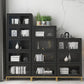 Glam Bookshelf Standard Wooden Shelf Bookcase with Cabinets for Office Clearhalo 'Bookcases' 'furn' 'furn_bookcases' 'Furniture' 'furniture_bookcases' 'Office Furniture' 1200x1200_5c1a63b6-29fa-4b88-920c-f681077aa051